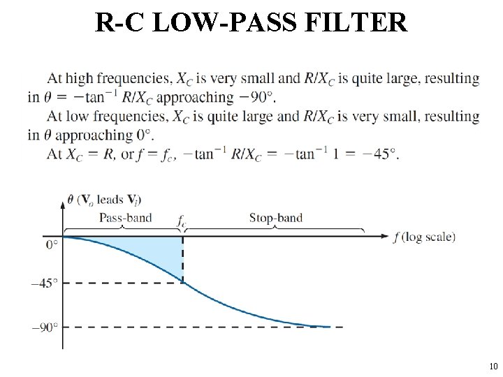R-C LOW-PASS FILTER 10 