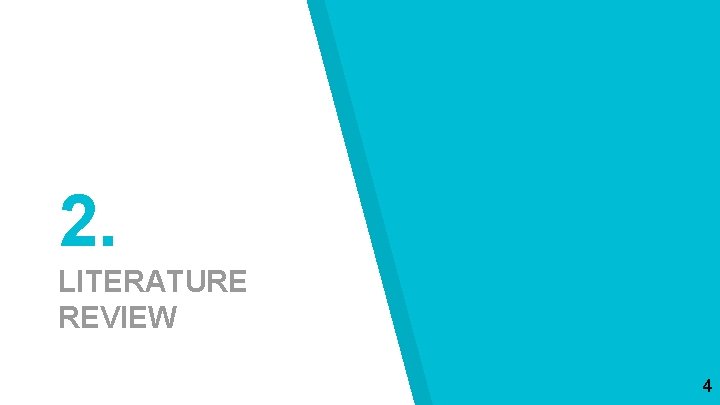2. LITERATURE REVIEW 4 
