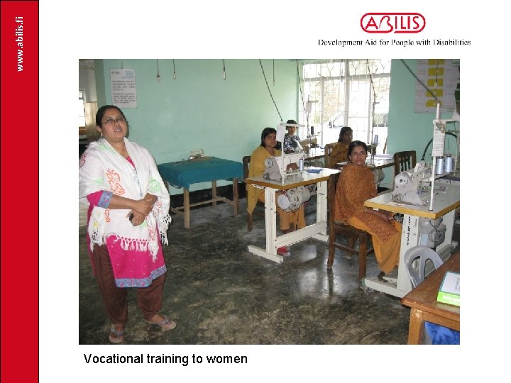 www. abilis. fi Vocational training to women 
