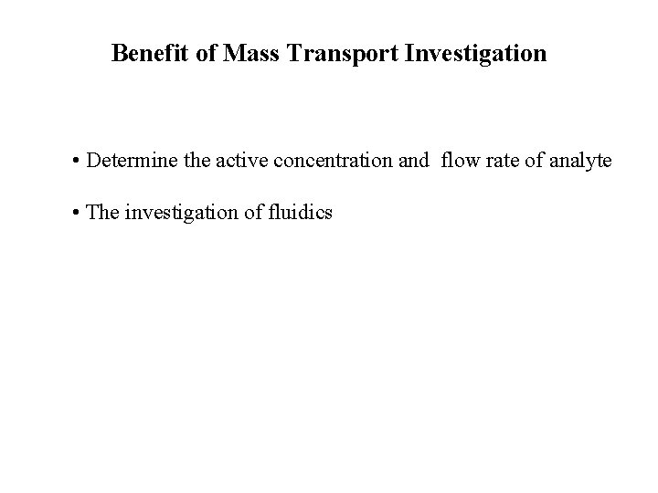 Mass Transport in Boundary layer Dayun Yu Department