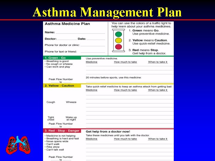 Asthma Management Plan 