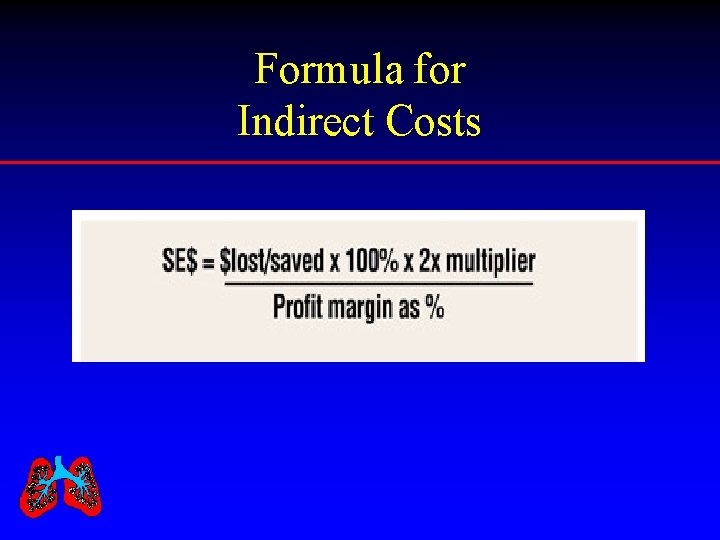 Formula for Indirect Costs 