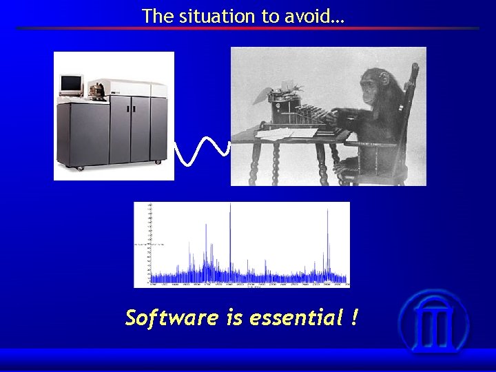 The situation to avoid… Software is essential ! 