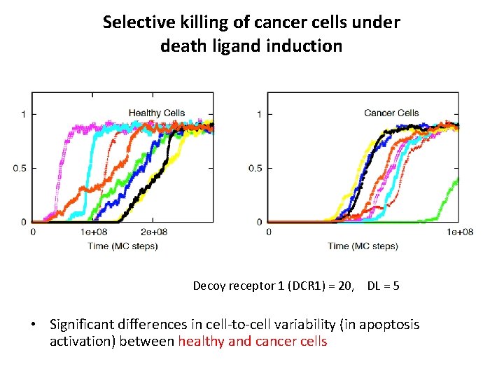 Selective killing of cancer cells under death ligand induction Decoy receptor 1 (DCR 1)