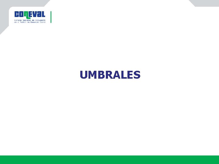 UMBRALES 