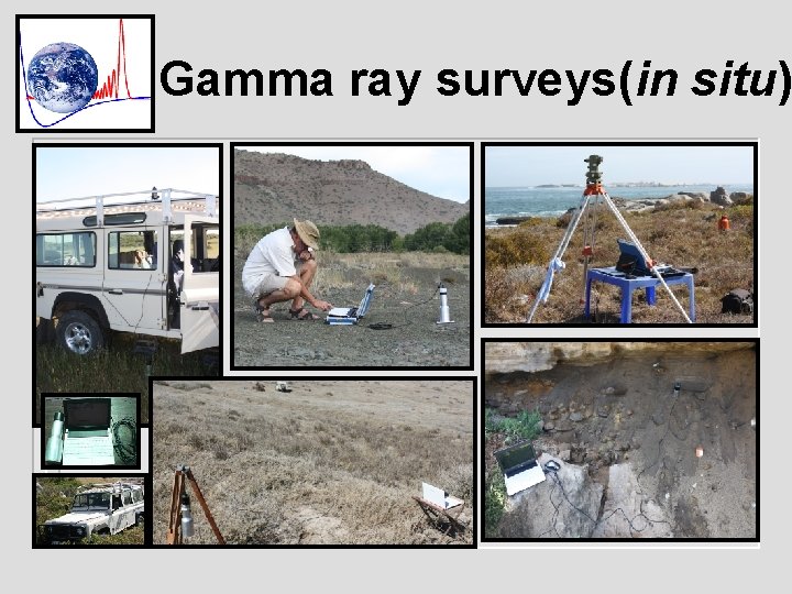Gamma ray surveys(in situ) 