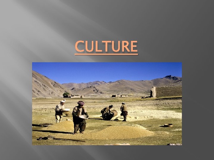 CULTURE CULTURE