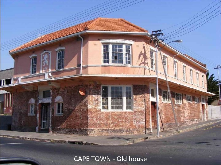 CAPE TOWN - Old house 