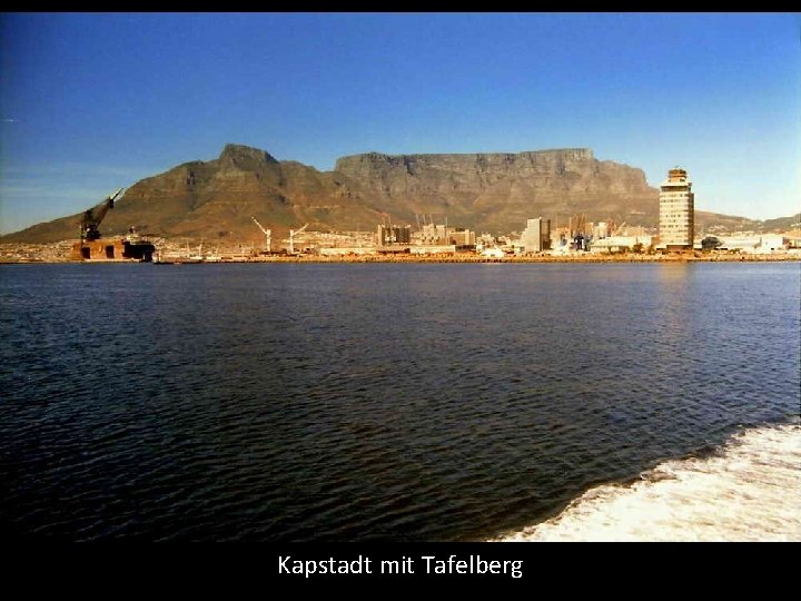 Kapstadt mit Tafelberg 