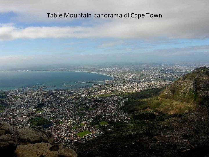 Table Mountain panorama di Cape Town 