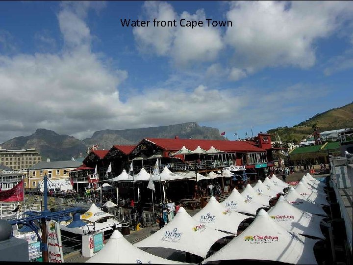 Water front Cape Town 