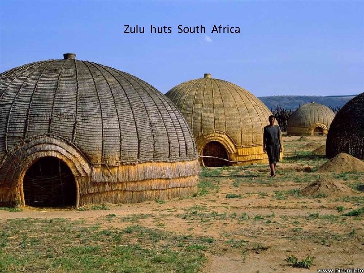 Zulu huts South Africa 