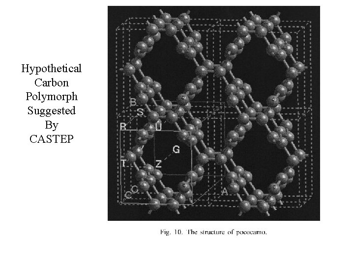 Hypothetical Carbon Polymorph Suggested By CASTEP 