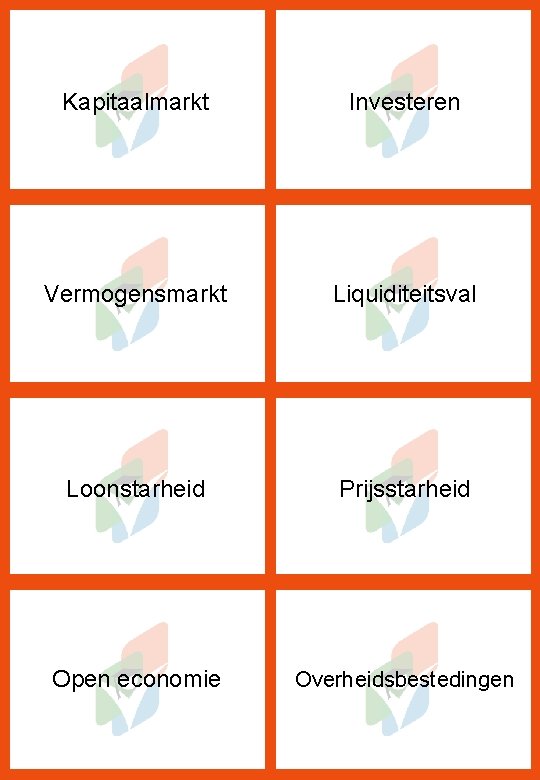 Kapitaalmarkt Investeren Vermogensmarkt Liquiditeitsval Loonstarheid Prijsstarheid Open economie Overheidsbestedingen 