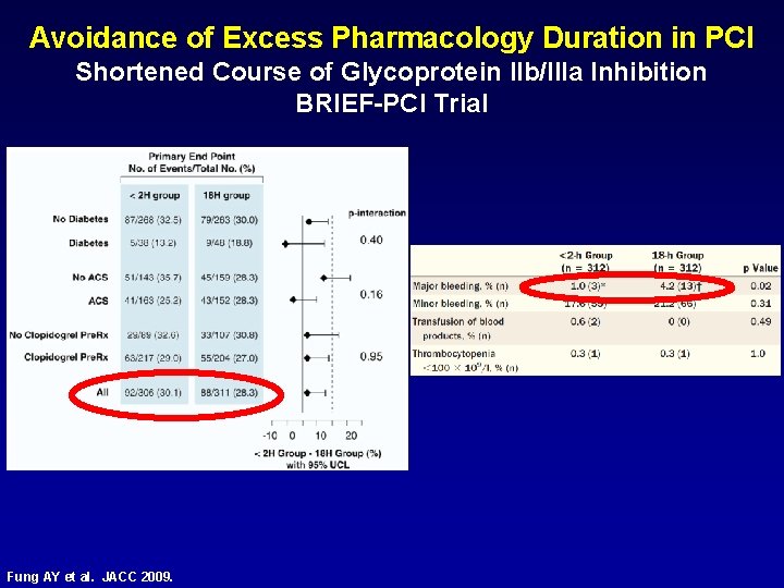 Avoidance of Excess Pharmacology Duration in PCI Shortened Course of Glycoprotein IIb/IIIa Inhibition BRIEF-PCI