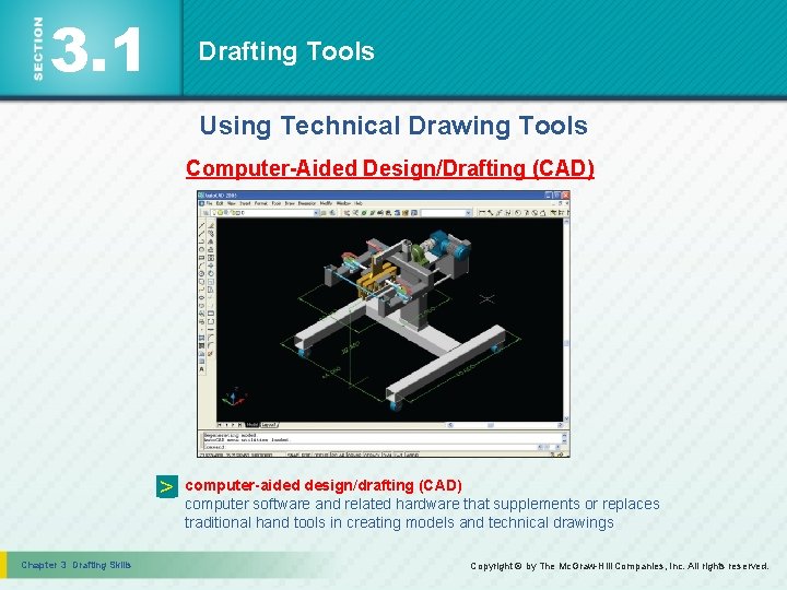 3. 1 Drafting Tools Using Technical Drawing Tools Computer-Aided Design/Drafting (CAD) > Chapter 3