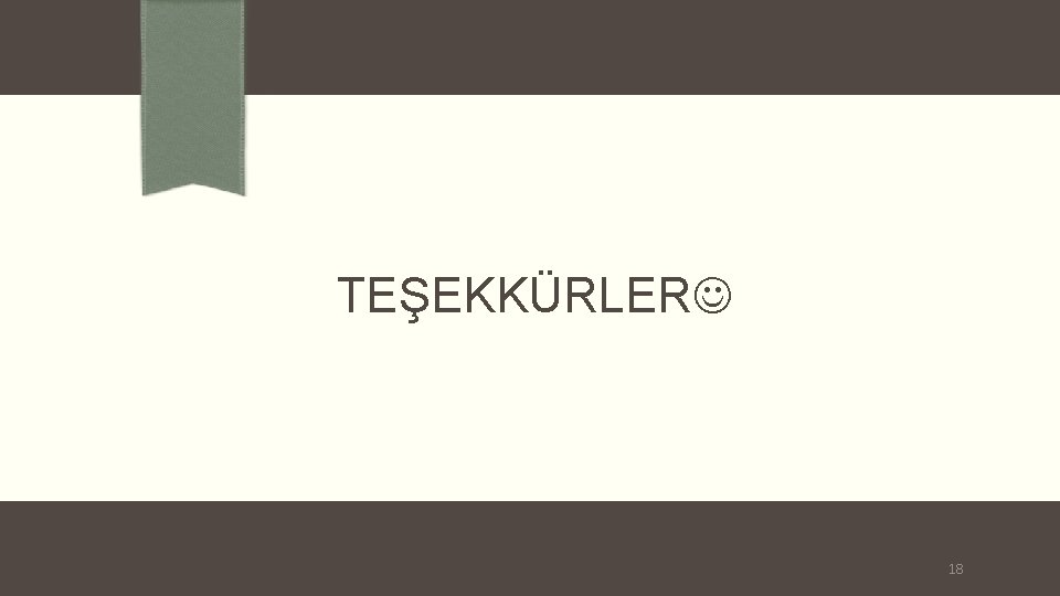 TEŞEKKÜRLER 18 