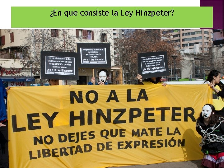¿En que consiste la Ley Hinzpeter? 