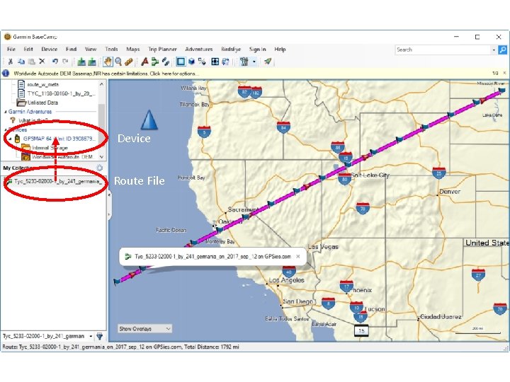 Device Route File 