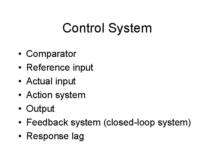 Innate Behaviours Behavioural Systems Complexity Observe behavioural