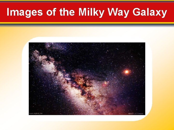 Images of the Milky Way Galaxy 