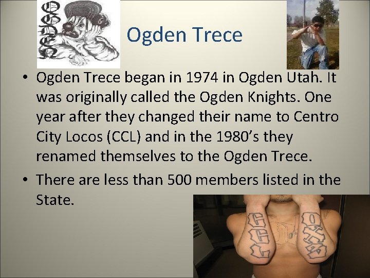 Ogden Trece • Ogden Trece began in 1974 in Ogden Utah. It was originally