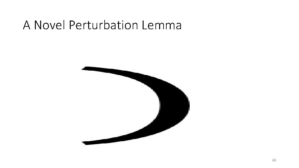 A Novel Perturbation Lemma • 69 