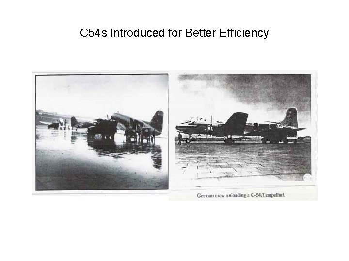 C 54 s Introduced for Better Efficiency 