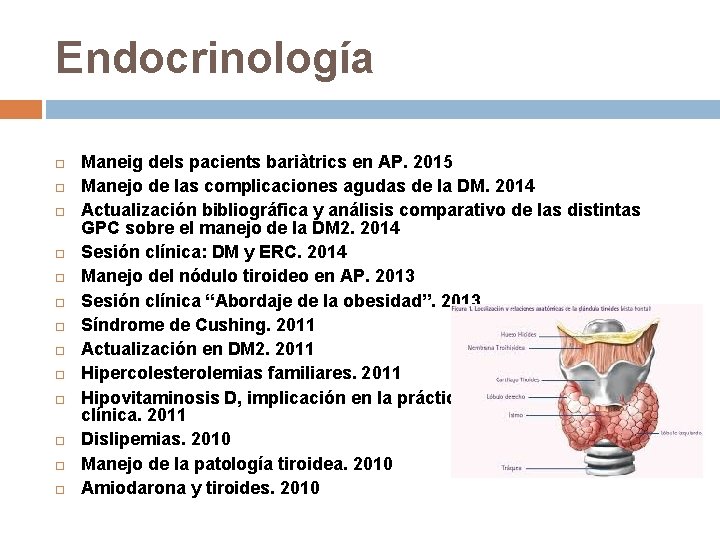 Endocrinología Maneig dels pacients bariàtrics en AP. 2015 Manejo de las complicaciones agudas de