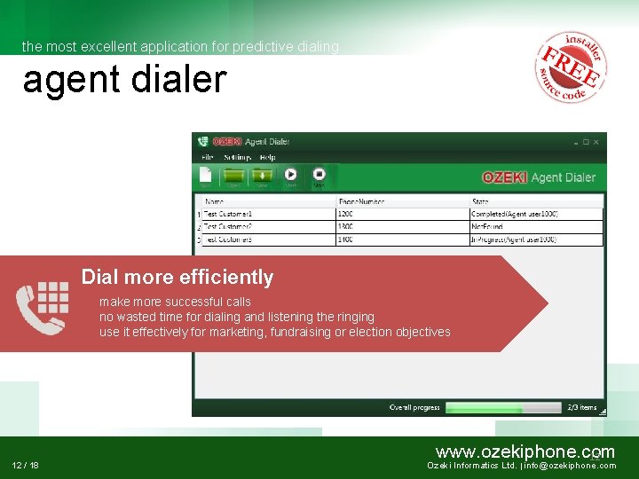 the most excellent application for predictive dialing agent dialer Dial more efficiently make more