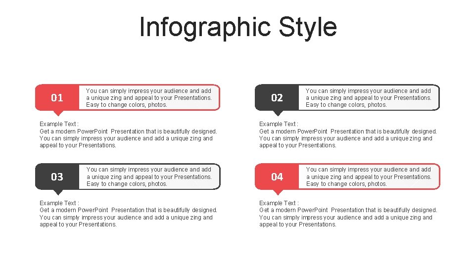 Infographic Style 01 You can simply impress your audience and add a unique zing