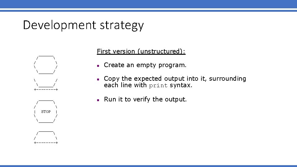 Development strategy ______ / ______/ First version (unstructured): / / n Development strategy ______ / ______/ First version (unstructured): / / n