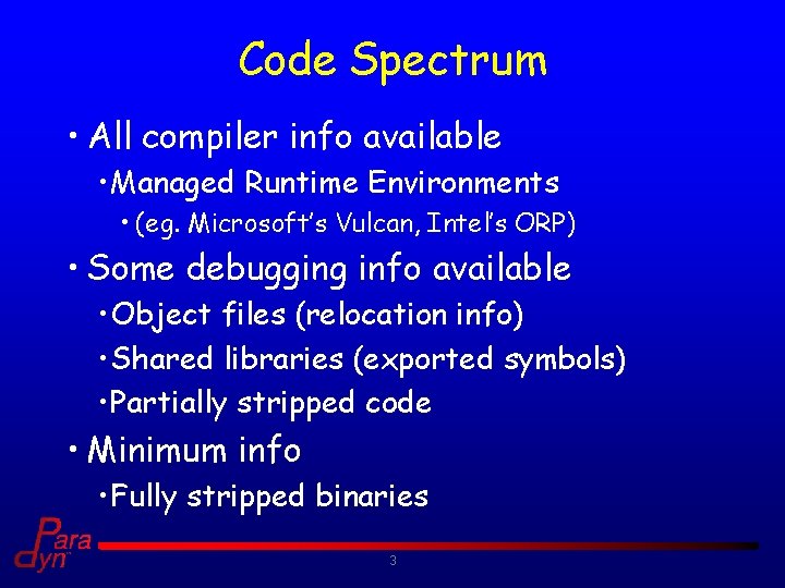 Analysis Of Stripped Binary Code Laune Harris University