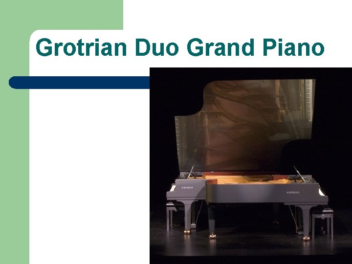 Grotrian Duo Grand Piano 