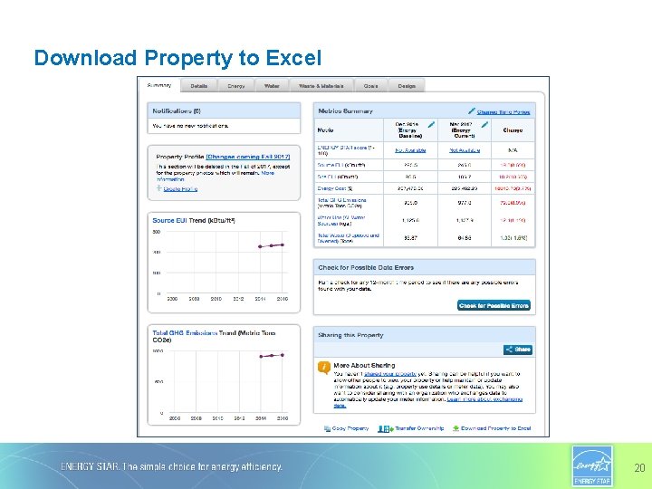 Download Property to Excel 20 