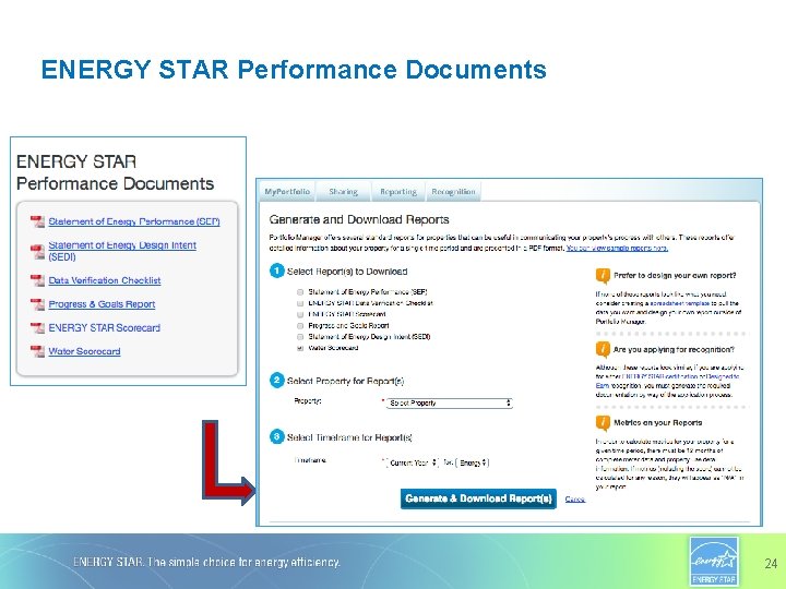 ENERGY STAR Performance Documents 24 