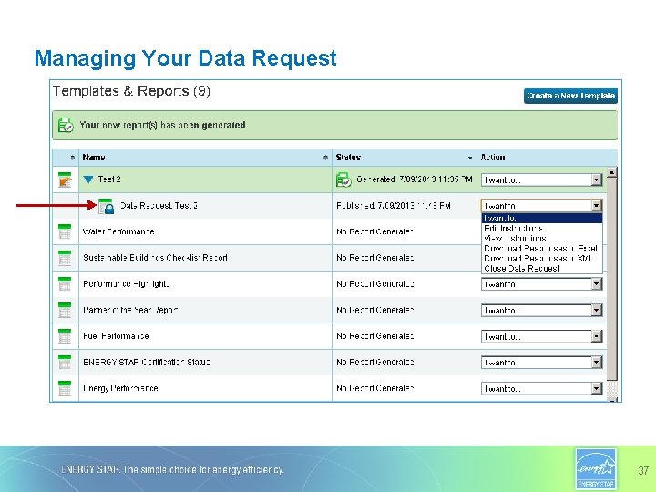 Managing Your Data Request 37 