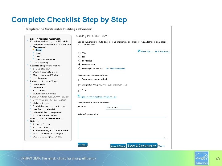 Complete Checklist Step by Step 43 