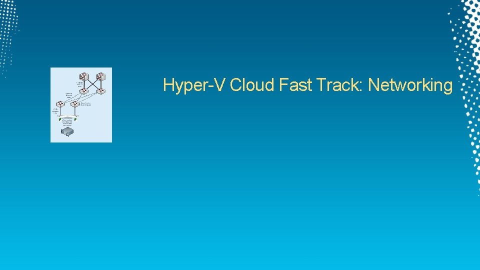 Hyper-V Cloud Fast Track: Networking 