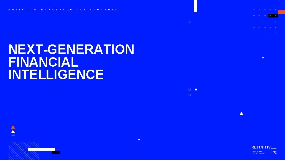 R E F I N I T I V W O R K S R E F I N I T I V W O R K S