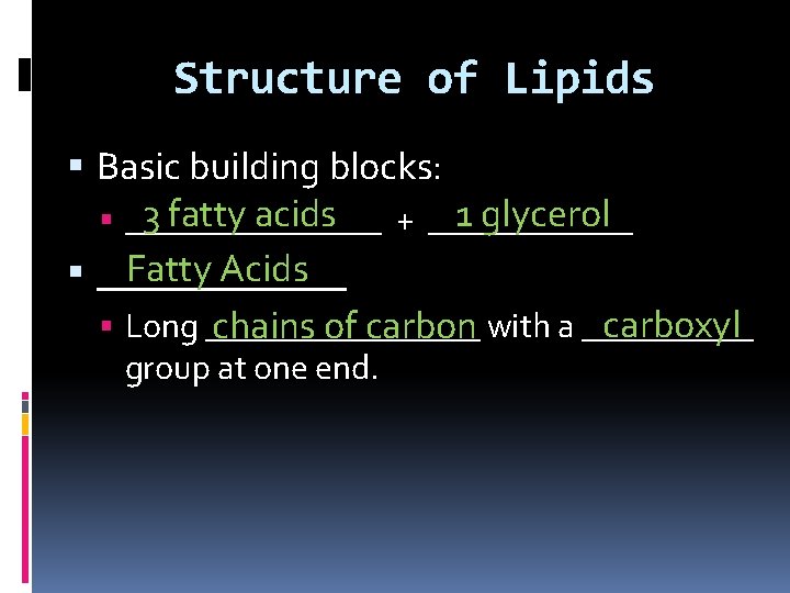 Carbon Compounds BIOCHEMISTRY I Role of Carbon in