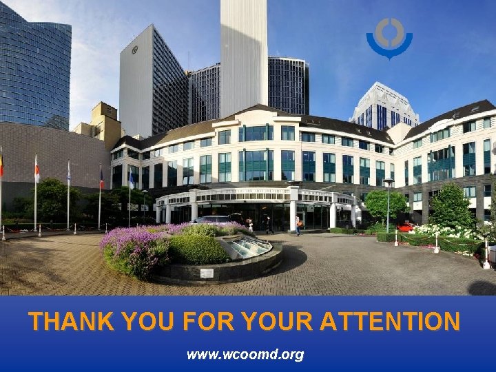 THANK YOU FOR YOUR ATTENTION www. wcoomd. org 