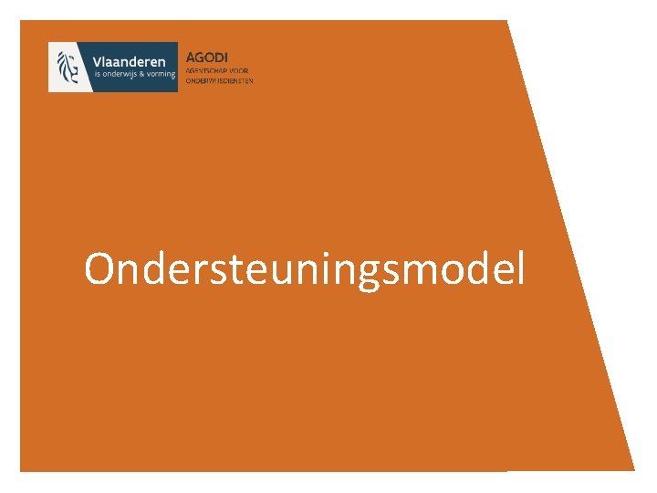 Ondersteuningsmodel 