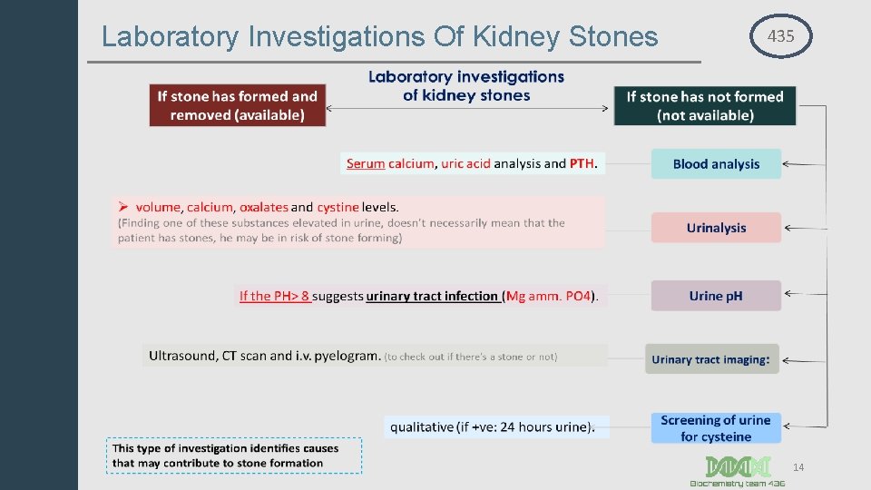 Laboratory Investigations Of Kidney Stones 435 14 