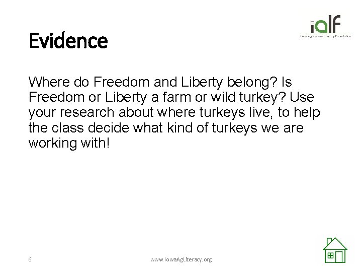 Evidence Where do Freedom and Liberty belong? Is Freedom or Liberty a farm or