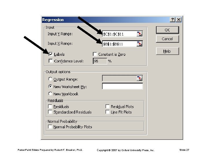 Power. Point Slides Prepared by Robert F. Brooker, Ph. D. Copyright 2007 by Oxford