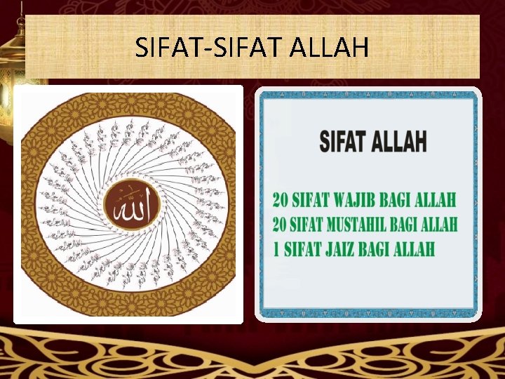 SIFAT-SIFAT ALLAH 