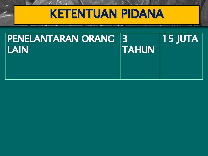 KETENTUAN PIDANA PENELANTARAN ORANG 3 15 JUTA LAIN TAHUN 