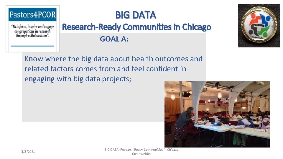 BIG DATA ResearchReady Communities in Chicago Advancing The