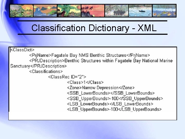 Classification Dictionary - XML 